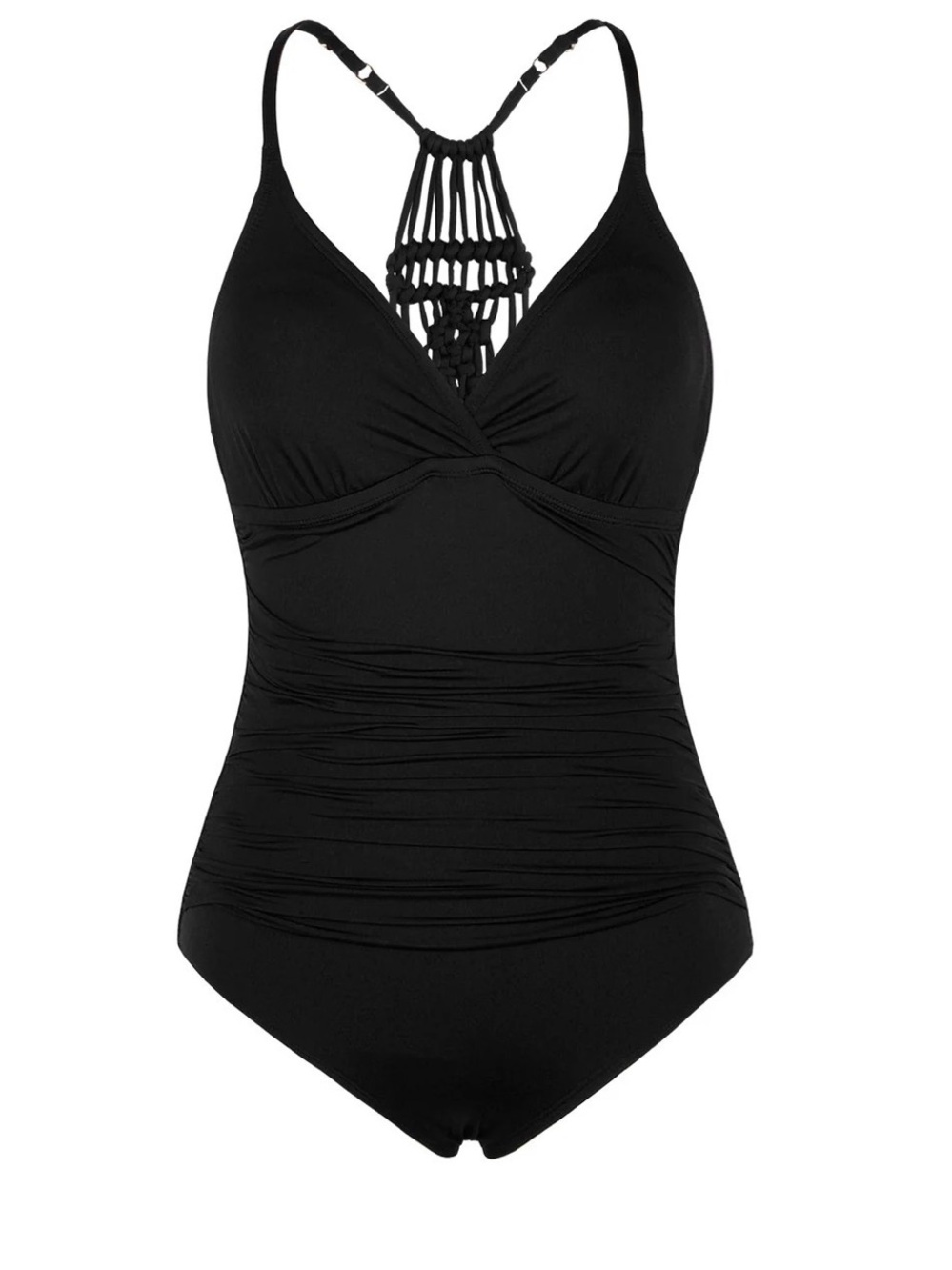 Firpearl Braid Macrame Ruched Tummy Control One Piece Size 10
NWT
